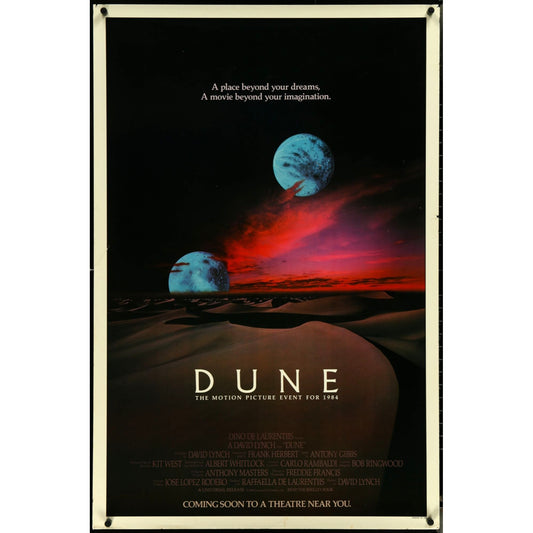 Dune (1984) Original Movie Poster Rolled 27x41