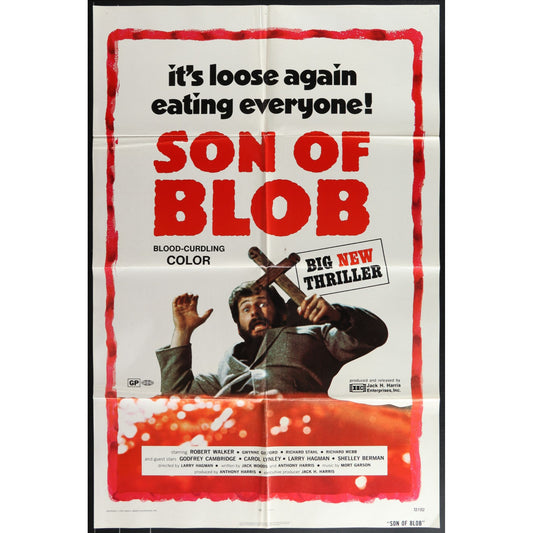 Son of a Blob (1972) Original Movie Poster 27x41