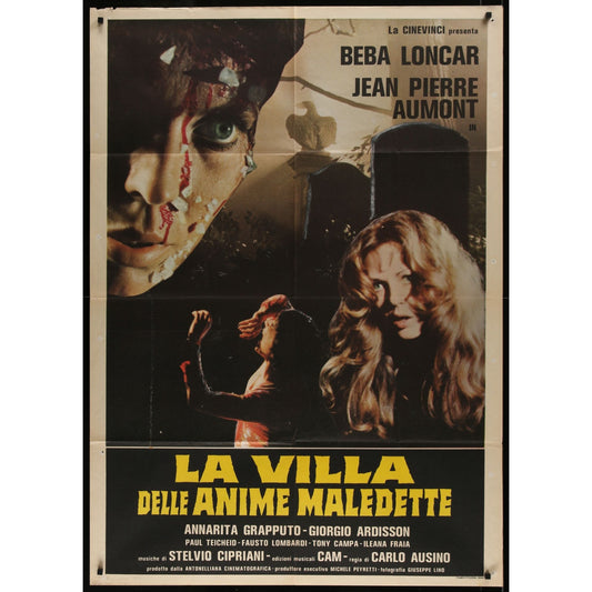 Don't Look in the Attic (1982) Original Italian 1P Movie Poster Folded 39x55