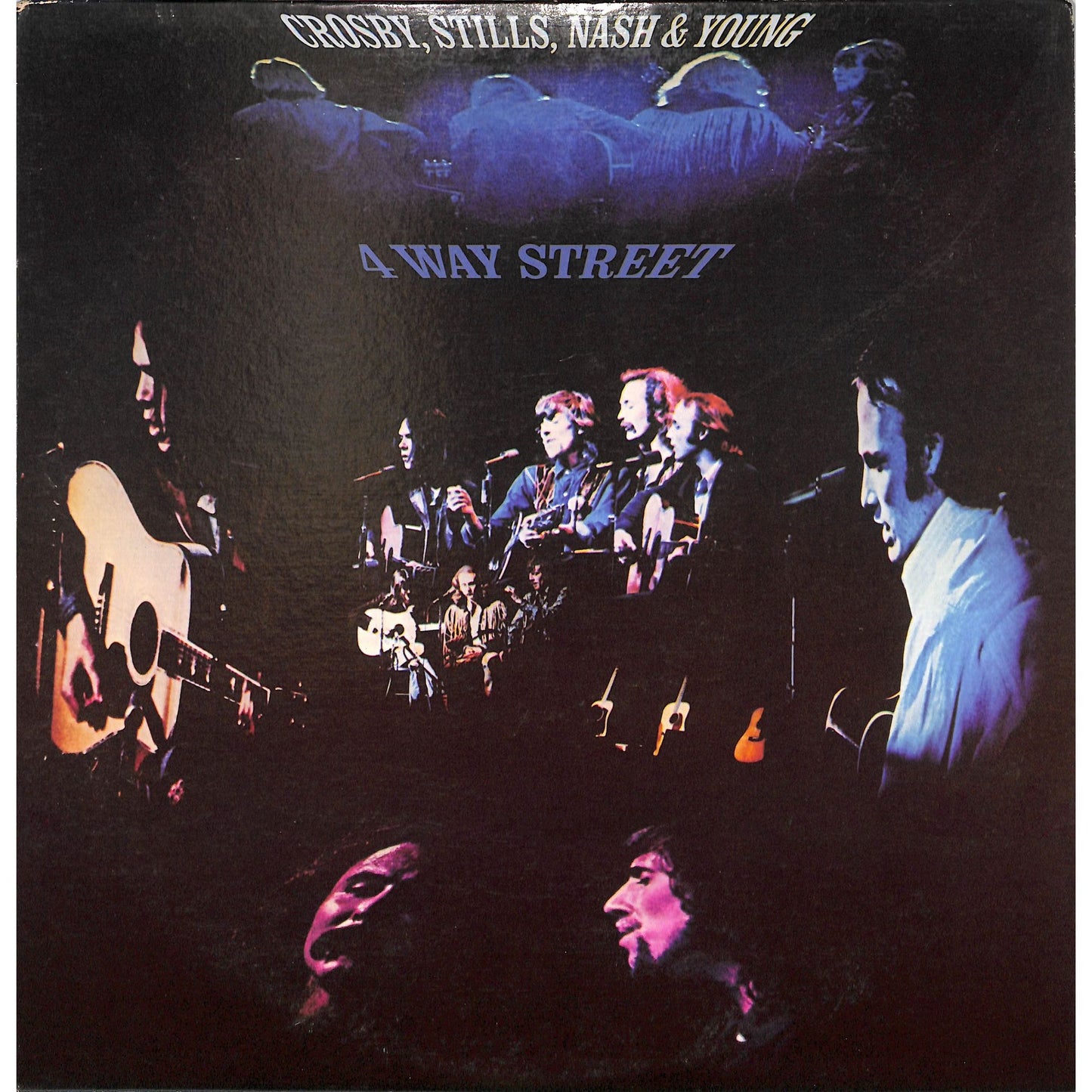 Crosby, Stills, Nash & Young - 4 Way Street Vinyl Record SD 2-902