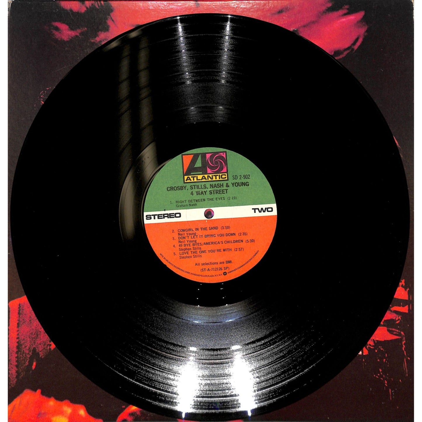 Crosby, Stills, Nash & Young - 4 Way Street Vinyl Record SD 2-902