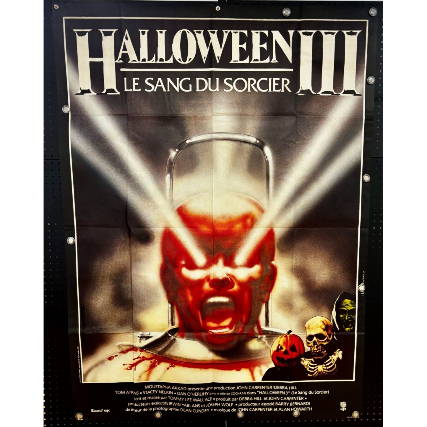 Halloween III: Season of the Witch 1982 Orig French Movie Poster 45.5x61.75