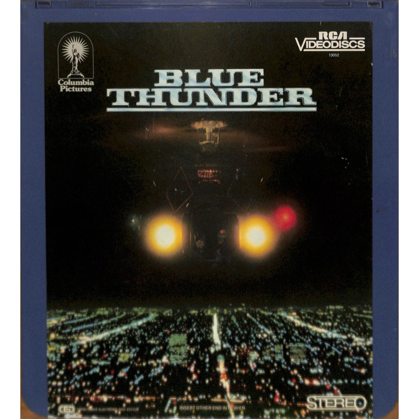Blue Thunder (1983) Vintage CED RCA SelectaVision Videodisc TESTEDWORKING