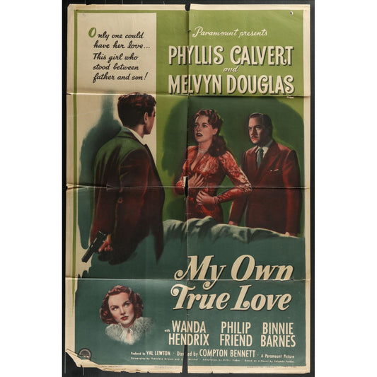 My Own True Love (1949) Original Movie Poster 27x40