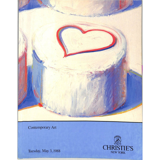 Christie's Contemporary Art Auction Catalog May 3, 1988