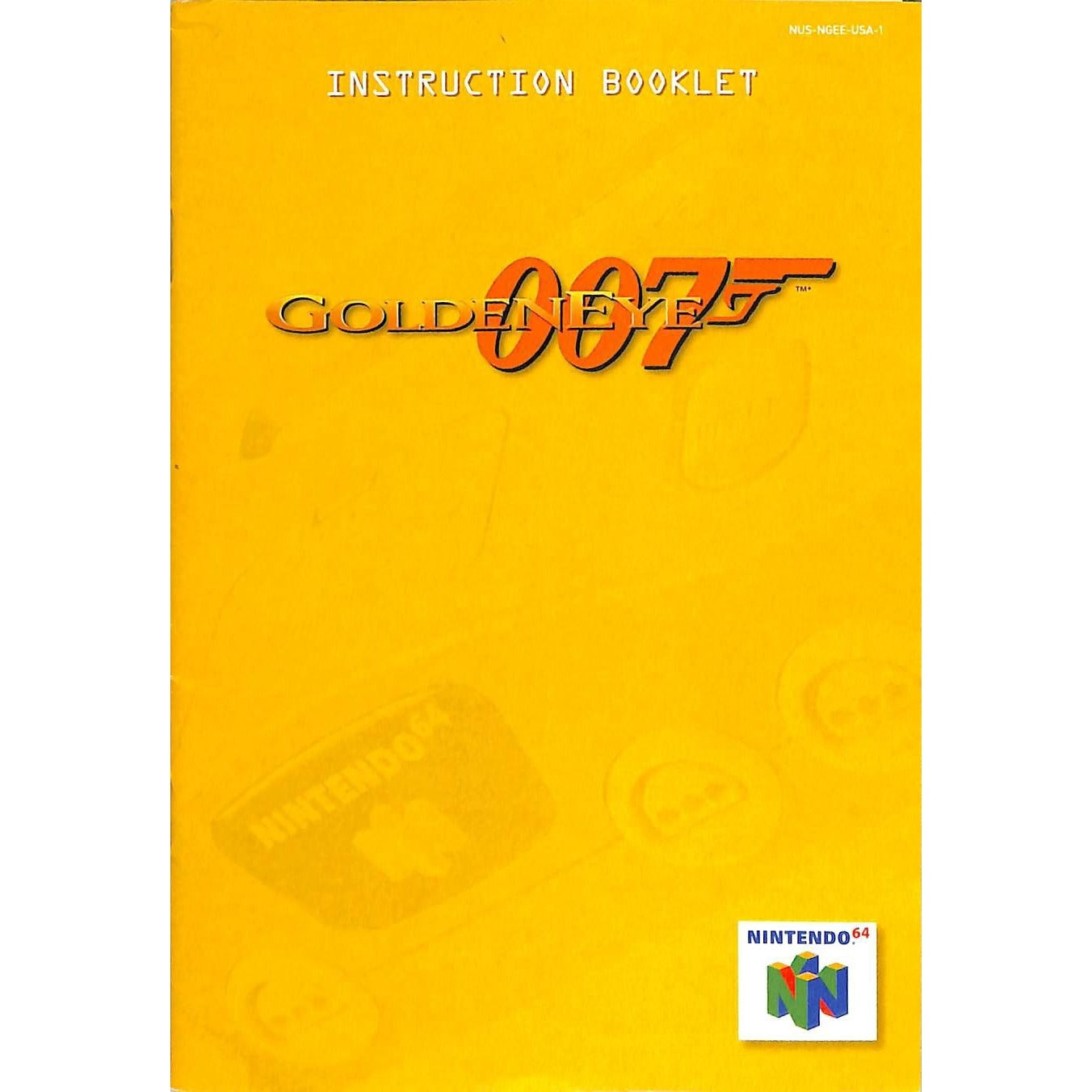 GoldenEye 007 (1997) Nintendo 64 Cartridge + Manual