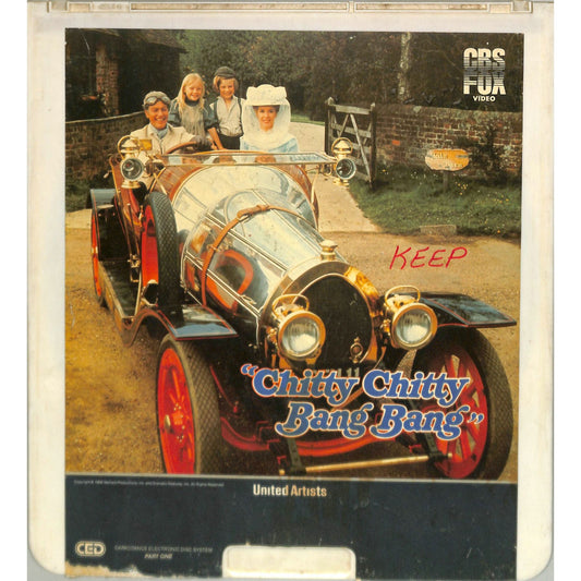 Chitty Chitty Bang Bang (1968) Vintage Double CED Videodisc