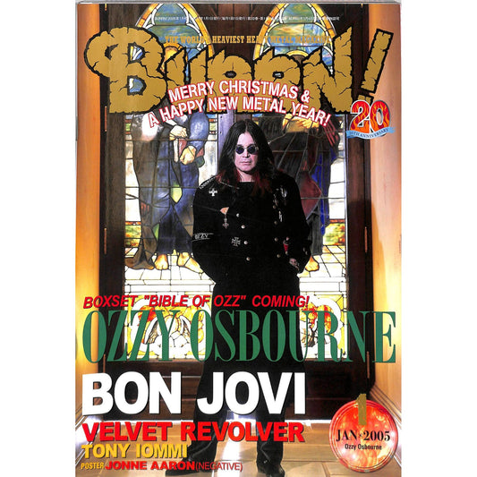 Burrn! Magazine Issue #1 2005 Ozzy Osbourne Cover Heavy Metal Japan