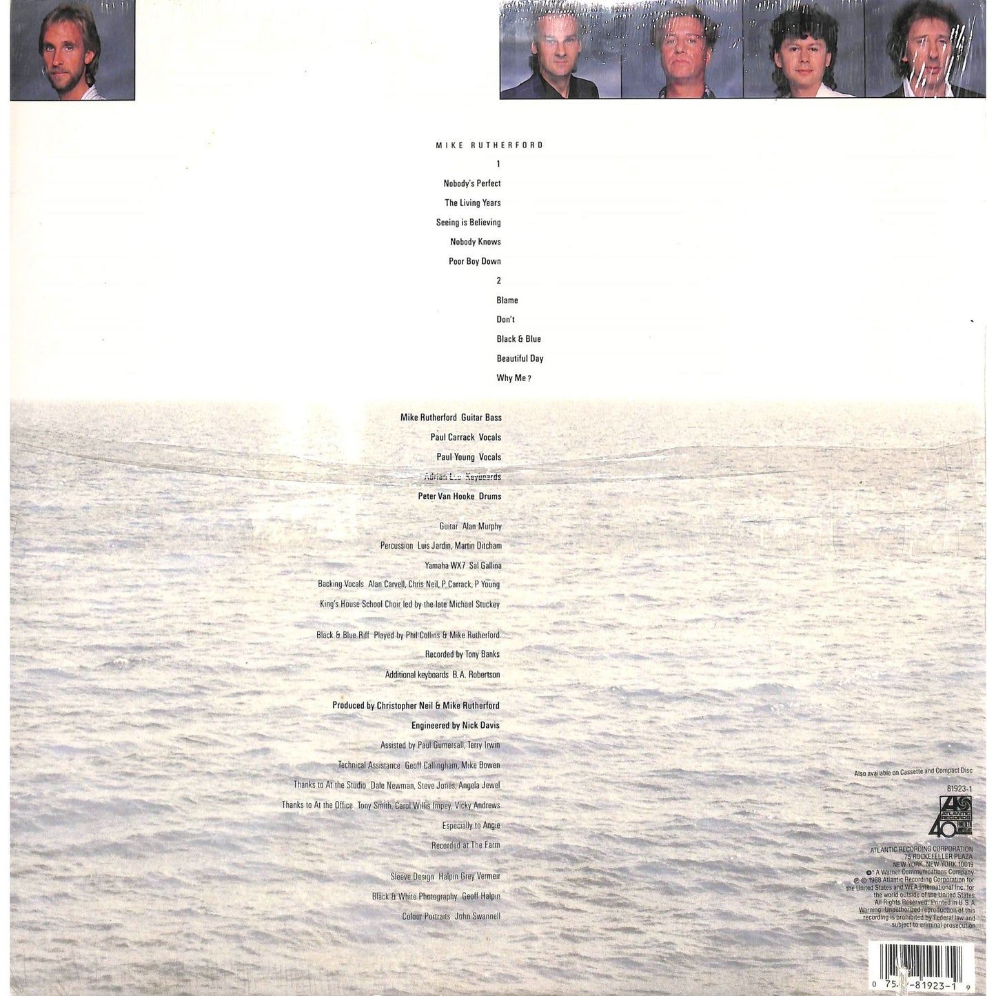 Mike & the Mechanics - Living Years Vinyl Record 81923-1